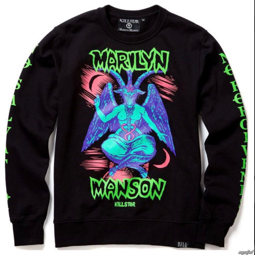 Killstar Marilyn Manson When I’m God Sweatshirt